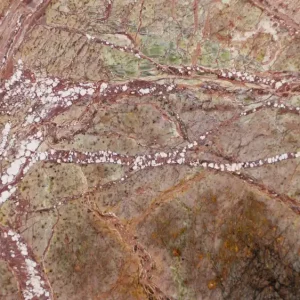 Brown Rainforest Leathered Marble